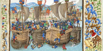 Guerre de Cent ans. Bataille de l'Ecluse 1340