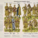 Tableau d'uniformes français distribué aux soldats allemands
