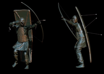 Guerrier sibérien . Musée d’archéologie et d’ethnographie de l’université de Yakoutsk.