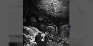 Armageddon par Gustave Dorée. Destruction du Léviathan