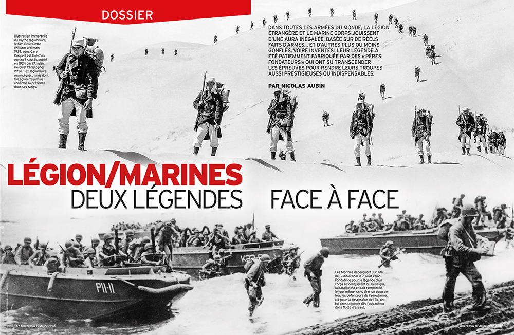 GUERRES ET HISTOIRE 85 - LÉGION/MARINES : DEUX LÉGENDES FACE À FACE
