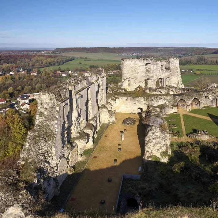 La salle des Preux au château de Coucy